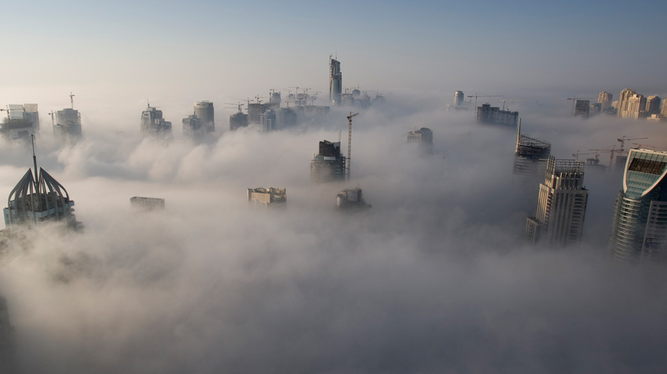 Fog across the United Arab Emirates